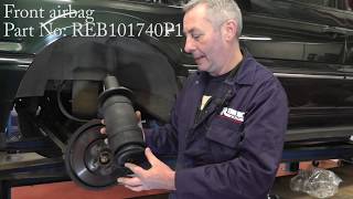 Replacing the suspension airbag springs on a Range Rover P38 [upl. by Gibbeon]