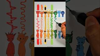 Human Sprunki Incredibox color connect challenge shorts art trend [upl. by Zeuqram514]