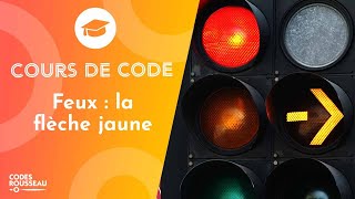 Cours Code  Permis de Conduire  feux flèche jaune [upl. by Reeva]