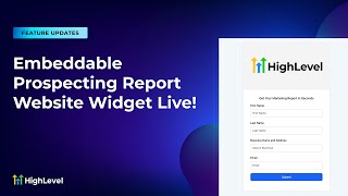 Embeddable Prospecting Report Website Widget Live [upl. by Hizar]