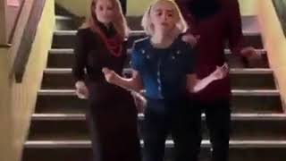 Kiernan Shipka Aka Sabrina Spellman Dancing In The chilling adventures of Sabrina [upl. by Griggs723]