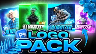 Awesome Gaming Logo Pack For Free  Photoshop Template PacK AlightZer [upl. by Adnohsak371]