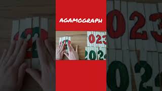 2023  2024 Agamograph  art happy kids happykids simple creative diy craft shorts [upl. by Hayidan]