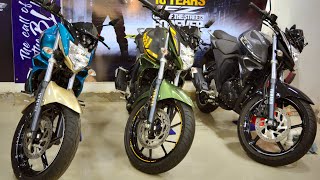 Yamaha FZS V2 models comparison FZS V30 ABS Coming  Price Mileage  Review [upl. by Acissehc]