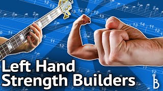 13 StrengthBuilding Bass Workouts For Your Fretting Hand [upl. by Bonine]