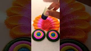 beautiful rangoli design 😍 youtube youtubeshorts viralvideo [upl. by Dranyer]