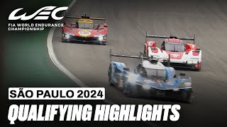 Qualifying And Hyperpole Highlights I 2024 Rolex 6 Hours of São Paulo I FIA WEC [upl. by Ahsier]