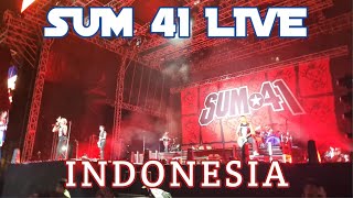 SUM 41  LANDMINES LIVE TOUR INDONESIA [upl. by Prudence]