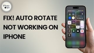 How to Fix Auto Rotate Not Working on iPhone [upl. by Colbye]