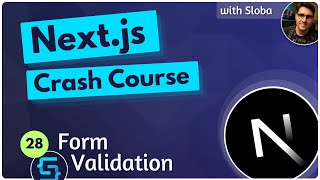 Form Validation  Nextjs 14 Course Tutorial 28 [upl. by Ttelrats879]