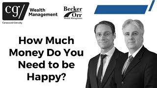 How Much Money Do You Need To Be Happy [upl. by Bertelli]