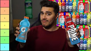 Ranking Every Prime Flavor vs Gatorade Flavors [upl. by Eseela]