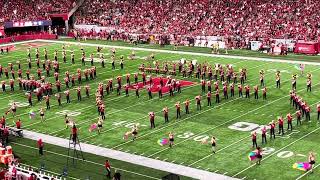 The Cornhusker Marching Band Halftime Show 400th Sellout 92024 [upl. by Llewol]