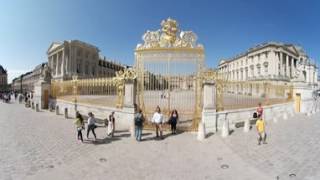 Castle Versaille Paris France Golden Gate 360 degree VR 4K [upl. by Fulcher]