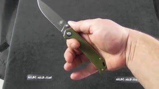 KIV4458A2 Kizer Begleiter Linerlock Green [upl. by Neillij]