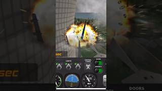 Extreme plane crash 💥  Airbus A380 crash live crash viral planecrash youtubeshorts [upl. by Aimat513]