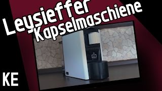 Leysieffer Kapselmaschine mit Milchschaumsystem Blogger Battle Beitrag [upl. by Rednijar]