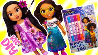 Disney Encanto DIY Big Isabella Doll  Encanto Coloring Activity Book [upl. by Bailey]