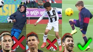 Cest qui Le Meilleur Fils de Footballeur Neymar Ronaldo Messi [upl. by Fortuna115]