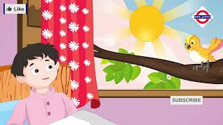 Early to bed early to rise  Nursery Rhymes  Poem  Kids Songs [upl. by Linea49]