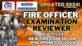 Fire Officer Examination 2024 Everything You Need to Know Part 4 [upl. by Gnues]