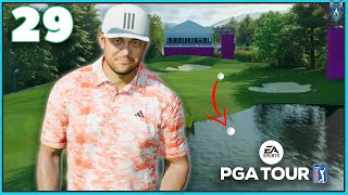 UNLUCKIEST SHOT AT THE EVIAN RESORT  EA Sports PGA Tour Career Mode  Part 29 [upl. by Annahgiel]