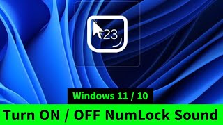 Turn on or off Num Lock Sound Notification in Windows 1110  Disable or Enable Number Lock Sound [upl. by Aloysius135]