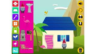 House Activity for Kids  Create Your Own House Scene Online with ABCya [upl. by Maurits]