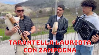 TARANTELLA LAURIOTA CON ZAMPOGNA I GIOVANI DELLORGANETTO FEAT TRAX [upl. by Trilley666]