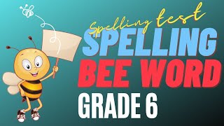 SPELLING QUIZ 2 Spelling Bee Words Grade 6 Spelling BeesSpelling Practice Learn Vocabulary [upl. by Norling810]