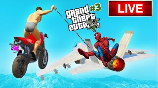 GTA 5 RAGNOLL LIVE STREAM SPIDERMAN IRONMAN FREEFIRE live gta freefire [upl. by Sadnak]