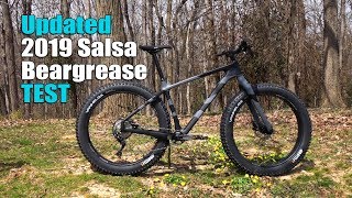 2019 Salsa Beargrease Fat Bike Test Review 26 vs 275 Fat Bike Shootout [upl. by Kcirdahs]