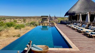 Zannier Hotels Omaanda  A boutique safari lodge in Namibia full tour  game drives [upl. by Silloc]