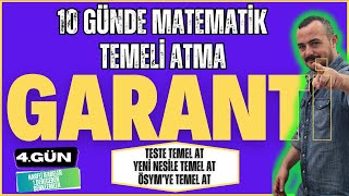 10 Günde Matematik Temeli Atma Garanti Kampı  4 Gün  ÖSYM ye Temel At  Test Çözümleri [upl. by Argent]