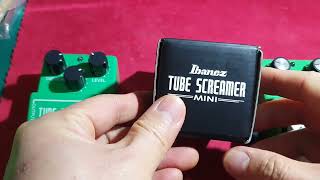 Tube Screamer MINI Ibanez Unboxing ts9 ts808 [upl. by Lorou]