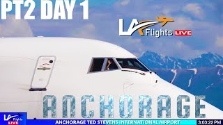 🔴LIVE PT2 Anchorage Airport ACTION  Ted Stevens Intl LIVE [upl. by Rasia]