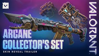 ARCANE SEASON 2 COLLECTOR’S SET  Skin Reveal Trailer  VALORANT [upl. by Ynnor]