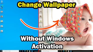 How to Change Windows 10 Wallpaper Without Activation  2024 [upl. by Xuerd]