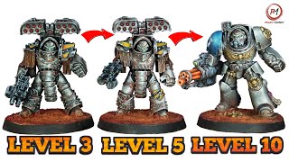 How to Paint Non Metallic Metal Steel  NMM Tutorial  Iron Warriors  Ultramarines [upl. by Humo]