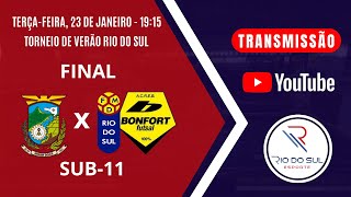 TORNEIO DE VERÃO RIO DO SUL 2024  FINAL SUB11 [upl. by Eixel]