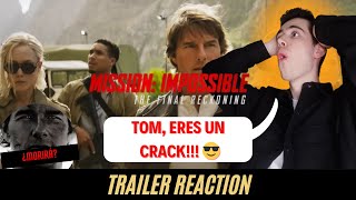 ¡¡¡UNA ÚLTIMA VEZ 😱🔥  REACCIÓN AL TRAILER DE MISIÓN IMPOSIBLE 8 SENTENCIA FINAL [upl. by Buchalter380]