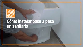 Cómo instalar paso a paso un sanitario  Baños  The Home Depot Mx [upl. by Harim33]