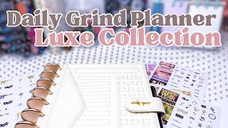 Unboxing the LUXE COLLECTION from Daily Grind Planner  Setting My January 2024 Up [upl. by Anyotal]