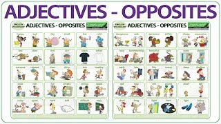 Adjectives  Opposites in English [upl. by Nyleikcaj960]