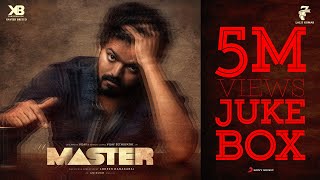 Master  Jukebox  Thalapathy Vijay  Anirudh Ravichander  Lokesh Kanagaraj [upl. by Lirva]