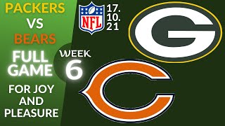 🏈Green Bay Packers vs Chicago Bears Week 6 NFL 20212022 Full Game Watch Online  Football 2021 [upl. by Mcintyre]