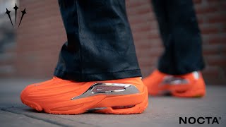 NIKE x NOCTA HOT STEP 2 quotTOTAL ORANGEquot  REVIEW SIZING amp ONFOOT [upl. by Alpert873]