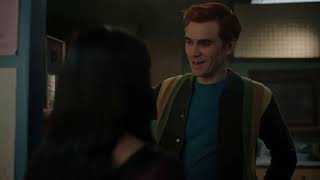 Archie And Veronica Kiss  Riverdale 7x13 Scene [upl. by Strait]