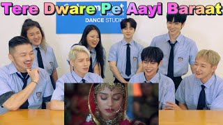 Kpop idols emotional response to an Indian wedding MV🥹Tere Dware Pe Aayi Baraat BzBoys [upl. by Saunderson]