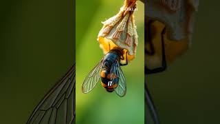 life cycle of a fly shorts animallife viralvideo trending [upl. by Willms]